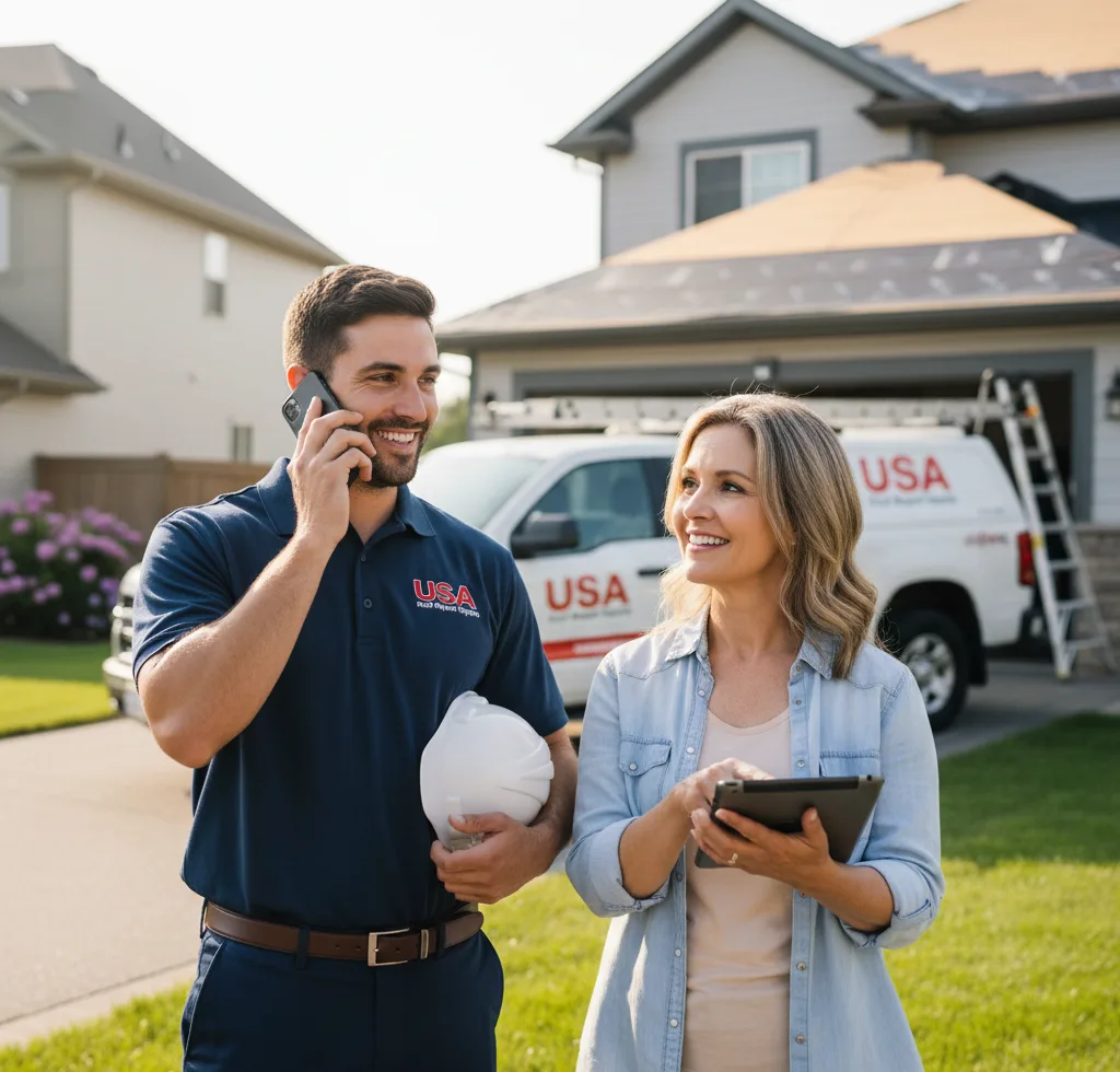 USA Roof Repair Experts customer support in Stahlstown